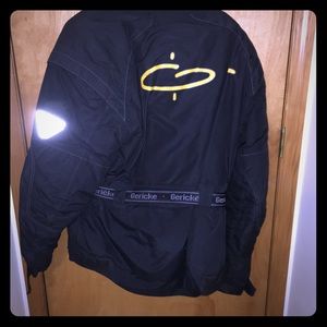Motorcycle cold weather suit.